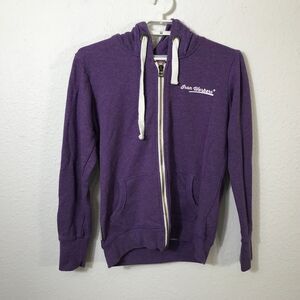 Iron Workers Women's Hoodie Size Medium Purple Original 73 Track Road Desert